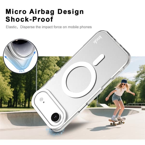 IMAK Mobilskal till iPhone Air MagSafe Anti Drop - Vit Vit