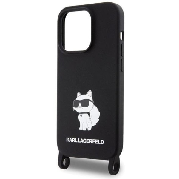 Karl Lagerfeld iPhone 15 mobiltaske Crossbody Silikone Choupette