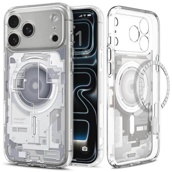 Spigen Mobilskal För iPhone 18 Pro/17 Pro Magsafe Ultra Hybrid Zero One - Vit