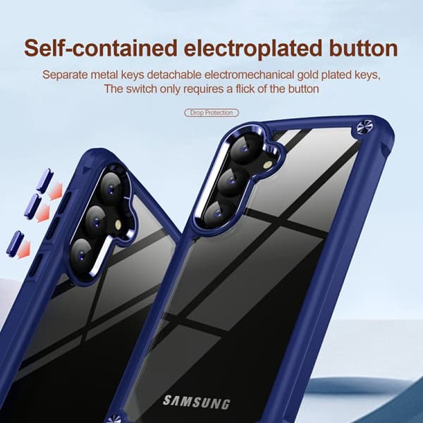 Mobilskal för Samsung Galaxy S26 Plus Stötbeständig PC + TPU - Blå
