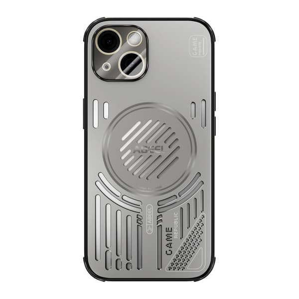 ABEEL Mobilskal till iPhone 13 Aluminium + PC + TPU - Grå