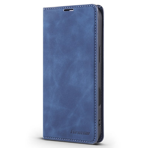 FORWENW iPhone Air Plånboksfodral Konstläder - Blå