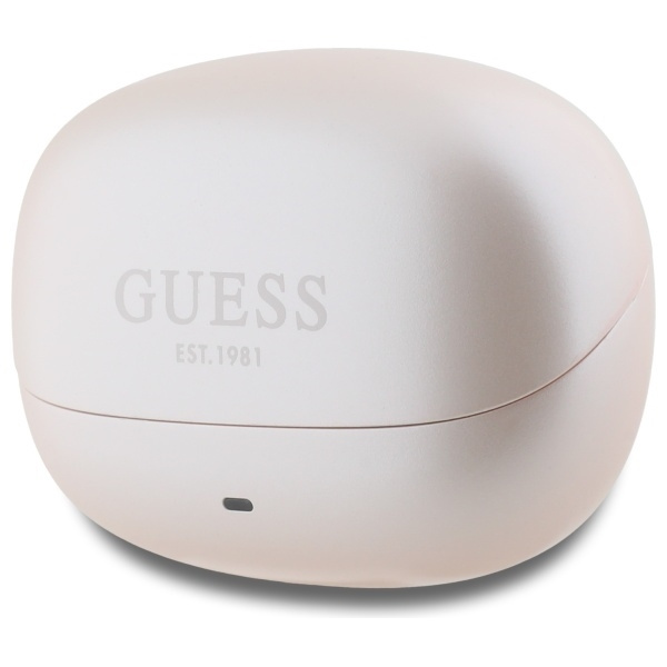 Guess TWS In-Ear Hörlurar Bluetooth Capsule Printed Logo - Rosa Rosa