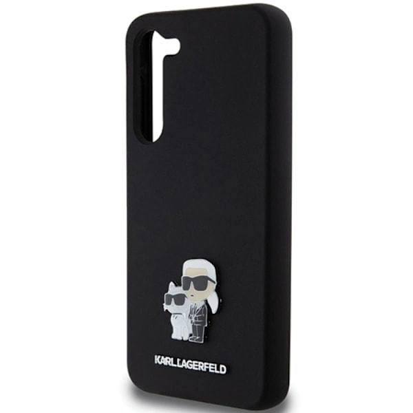 Karl Lagerfeld Galaxy S23 Plus Mobilskal Silikon Karl&Choupette Svart