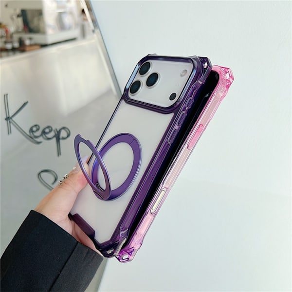 Mobilskal till iPhone 17 Pro Max MagSafe Kickstand - Transparent Transparent
