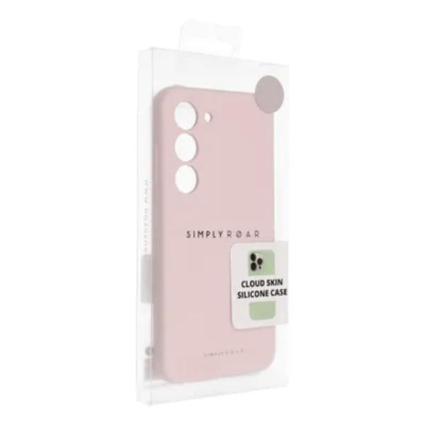 Mobilskal till Galaxy S24 FE Cloud - Ljusrosa Rosa