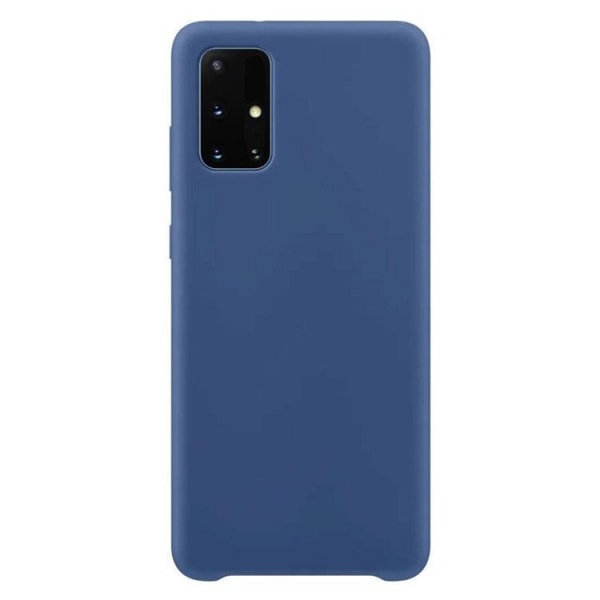 Silikone Blødt Fleksibelt Cover Galaxy S21 Plus - Mørkeblå Blue