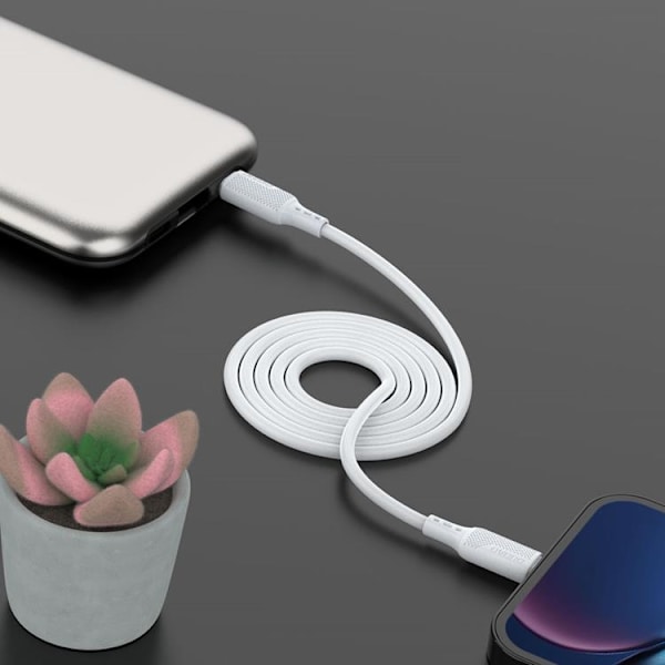 Dudao USB Type-C - Lightning Kabel 1M 20W PD L6S - Hvid Vit