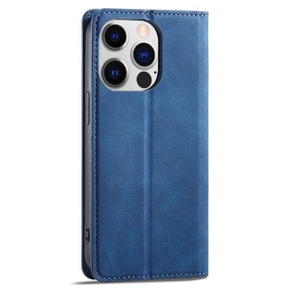 FORWENW iPhone 15 Pro Max Plånboksfodral Konstläder - Blå