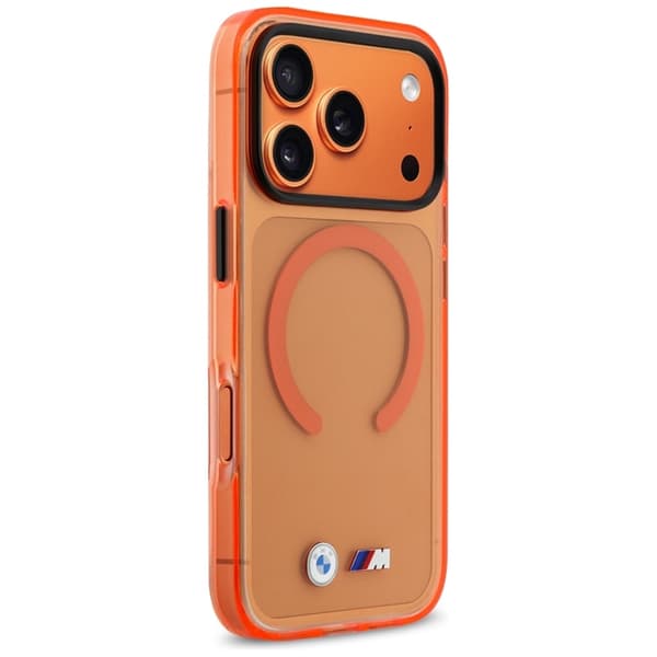 BMW Mobilskal iPhone 17 Pro Magsafe M IML Metal Logos - Orange Orange