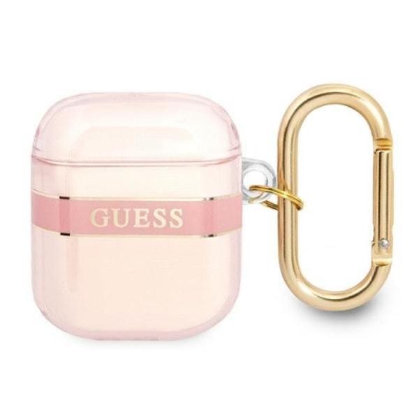 Guess AirPods Skal Strap Collection - Rosa
