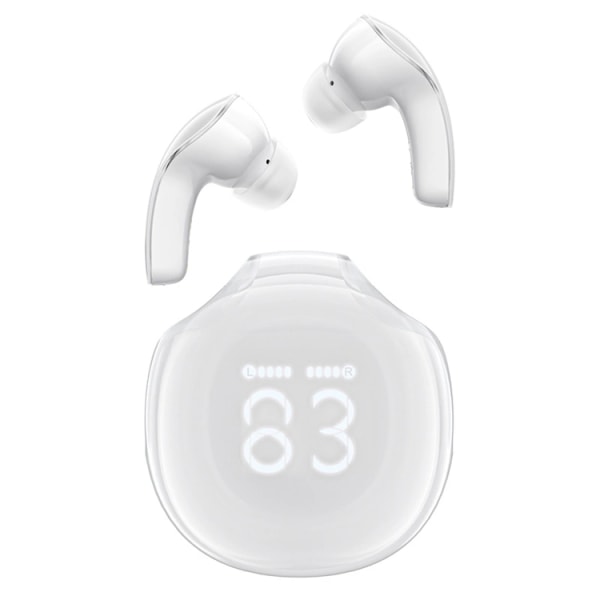 Acefast T9 Bluetooth 5.3 In-Ear trådløse hovedtelefoner - Hvid