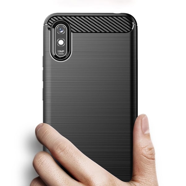 CARBON skal till XIAOMI Redmi 9A / 9AT Svart Svart