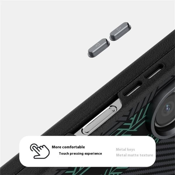 ABEEL Mobilskal till Samsung Galaxy Z Fold6 5G PC Aluminium PU Läder - Textur 2