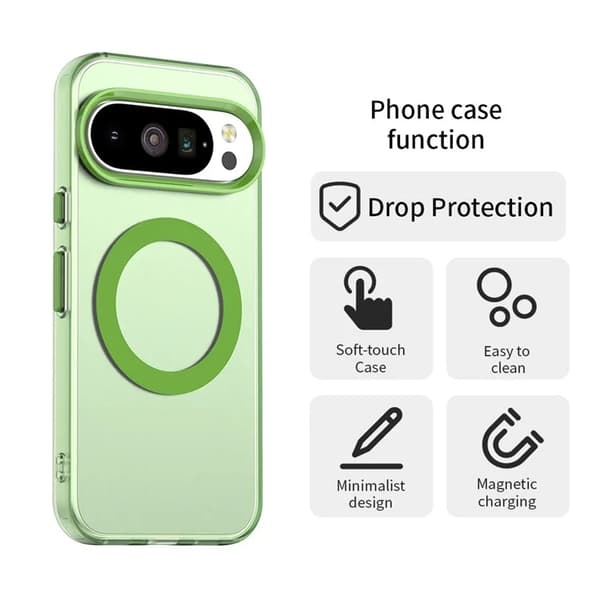 Mobilskal till Google Pixel 10/10 Pro Anti Drop - Grön Grön