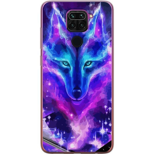 Mobilcover til Xiaomi Redmi Note 9 med Neon Ulv