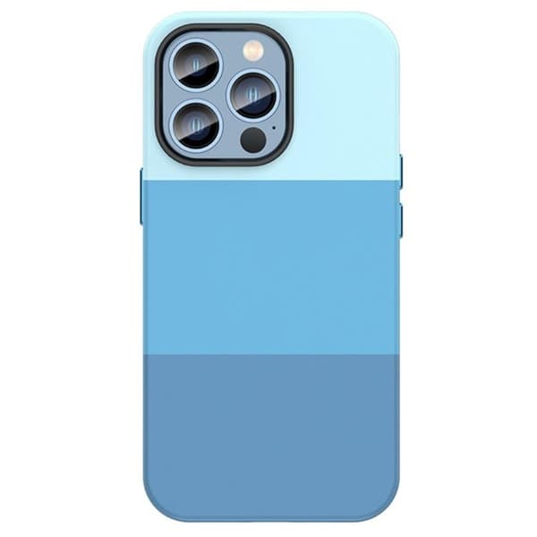iPhone 14 Cover Color Splicing - Blå Blå