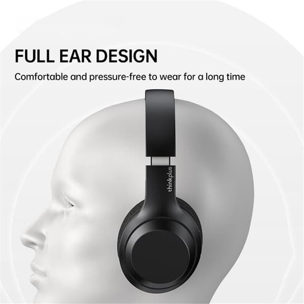 LENOVO TWS Over-Ear Trådlösa Hörlurar Thinkplus TH10 Svart