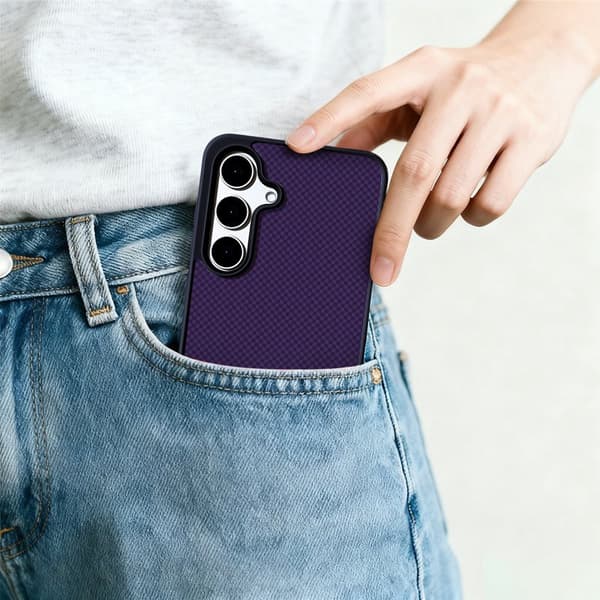 EYCASE Mobilskal för Samsung Galaxy S26 Plus Magnetiskt TPU - Mörklila