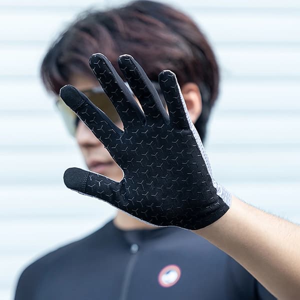 Rockbros Andas Cykelhandskar med Full Finger Storlek: S - Grå