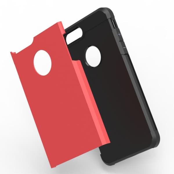 Slim Armor Mobilskal til Apple iPhone 7 Plus - Rød Red