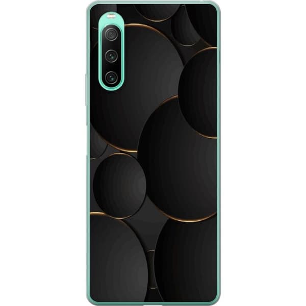 Telefontaske til Sony Xperia 10 IV med luksus cirkler