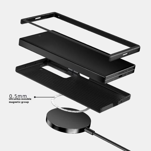ABEEL Mobilskal till Samsung Galaxy Z Fold6 5G MagSafe Svart