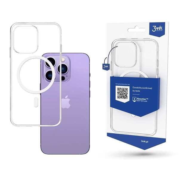3mk iPhone 14 Pro Max Skal Magsafe Mag Case - Clear Transparent
