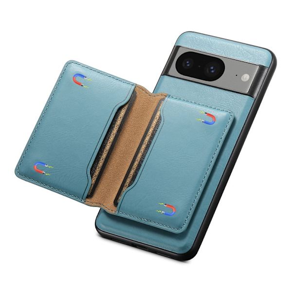 DENIOR Google Pixel 8 Plånboksfodral Konstläder Blå