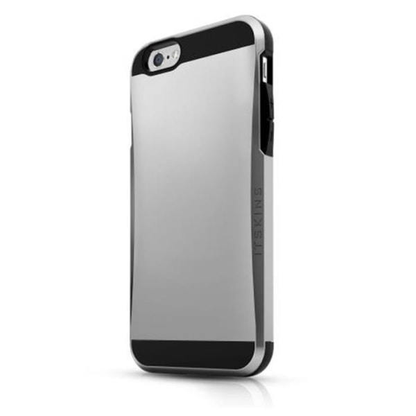 Itskins Evolution -kotelo Apple iPhone 6 (S) Plus -puhelimelle - tumma hopea Silver
