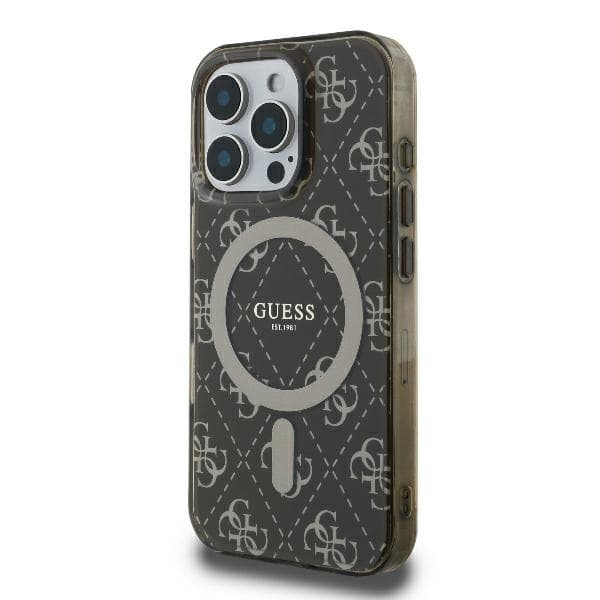 Guess Telefontaske til iPhone 16 Pro MagSafe IML 4G - Brun Brun