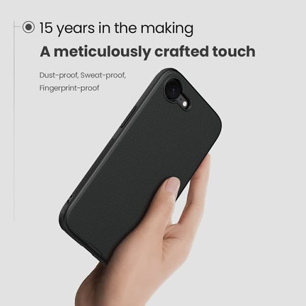 NILLKIN Frosted Shield Pro Mobilskal till iPhone 16e Matt Blå