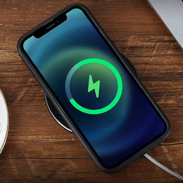 AZNS iPhone 14 Pro Plånboksfodral Konstläder - Grön