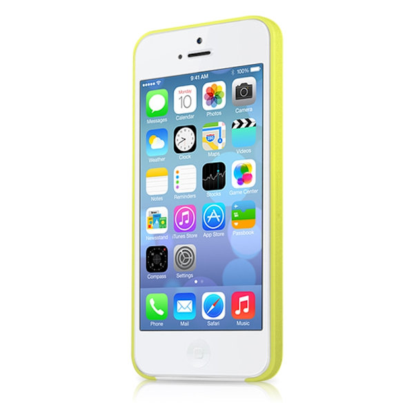 ITSkins Zero 3 Skal till iPhone 5C (Gul) + Skärmskydd