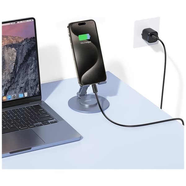 Usams USB-C till USB-C Kabel 1m KY Series - Vit Vit