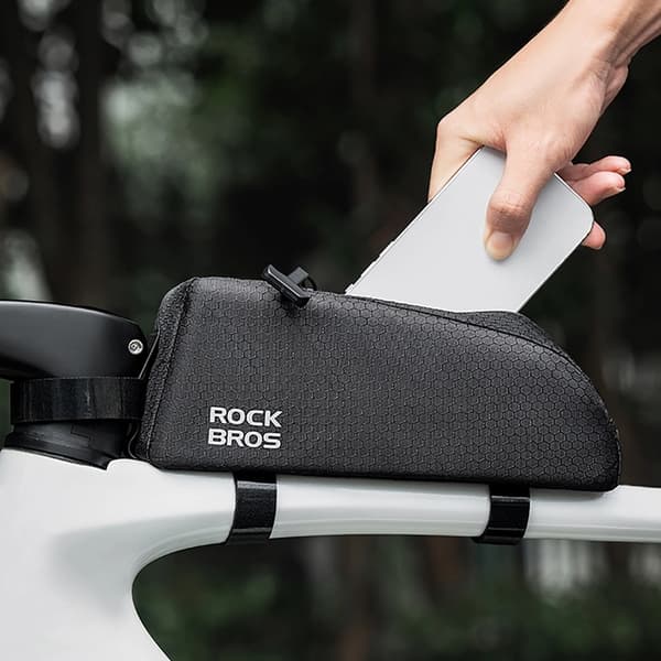 Rockbros Top Tube Rampetaske 0.9l - Sort