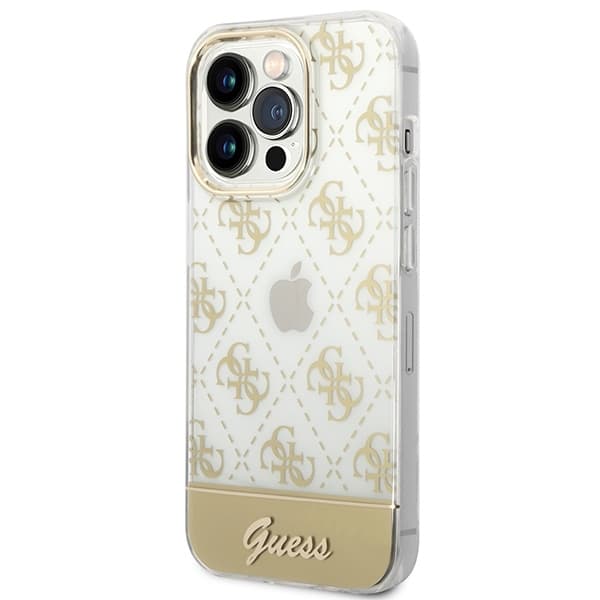 Guess Mobilskal till iPhone 14 Pro MagSafe 4G Pattern Script