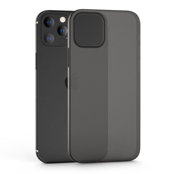 Tech-Protect Ultraslim 0.4mm Skal iPhone 12 & 12 Pro Matte Svart Svart
