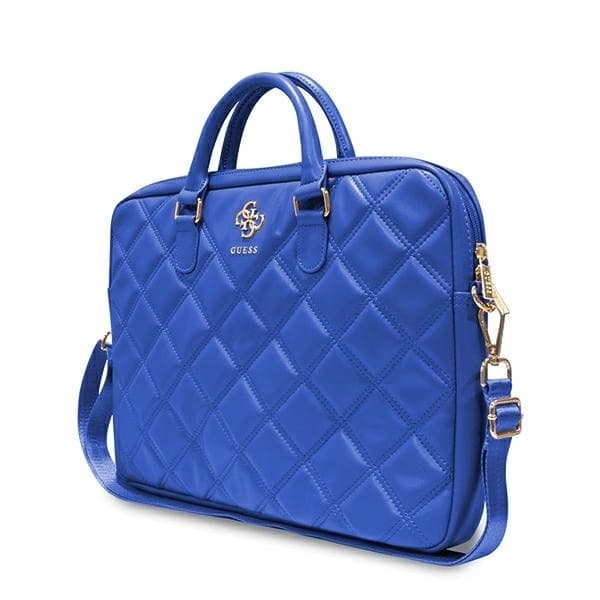 Guess Laptopväska 16" Quilted 4G - Blå Blå