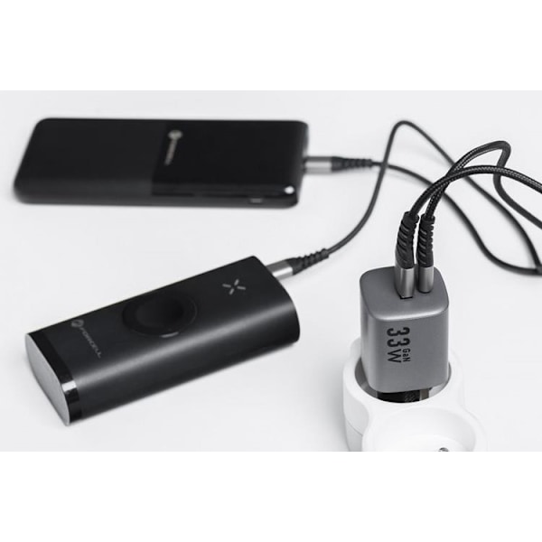Forcell F-Energy Snabbladdare GaN 33W 3A PD QC 4.0