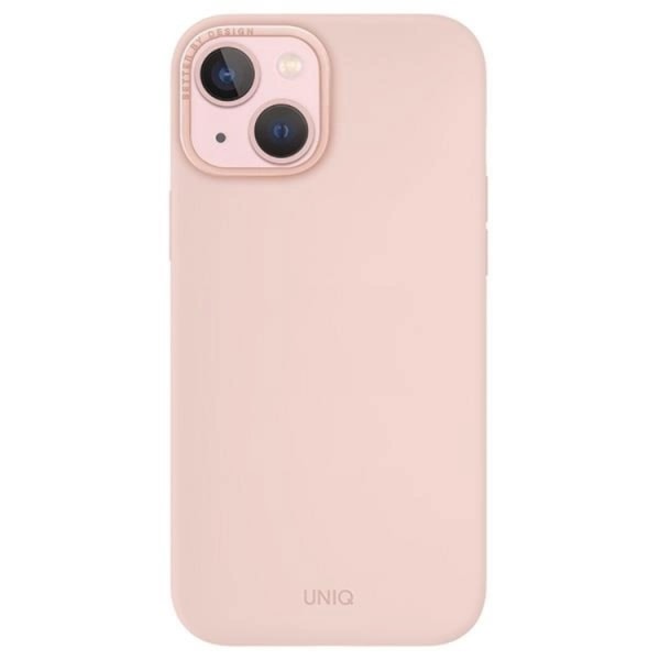 Uniq iPhone 15 Mobilskal Magsafe Lino Hue - Rosa