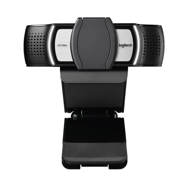Logitech C930c HD Smart 1080P Webbkamera med skydd - Svart Svart