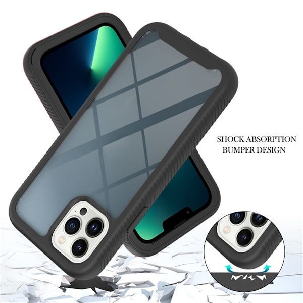iPhone 15 Pro Mobilskal YB PC Anti-Drop - Svart Svart