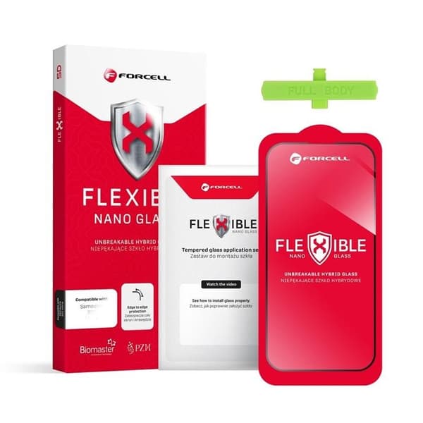 Forcell Skärmskydd Flexibelt Nano Glas Galaxy A34 5G Transparent
