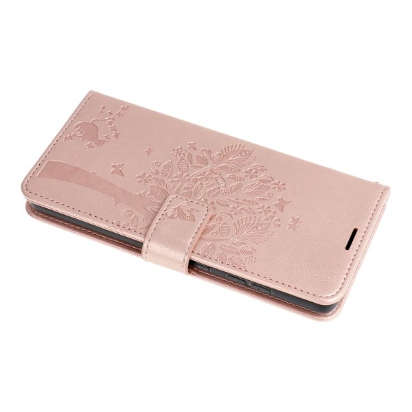 Forcell MEZZO Plånboksfodral till Samsung Galaxy A32 5G - Träd Roséguld