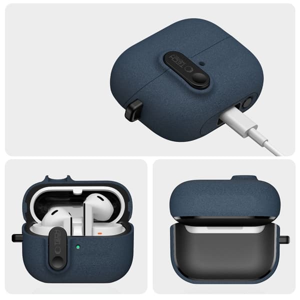 Tech-Protect Galaxy Buds 3/3 FE/3 Pro Skal Slim Hook Blå