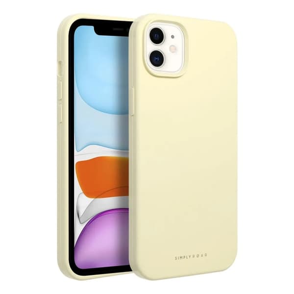 Roar iPhone 11 Cover Roar Cloud Skin - Lysegul Gul