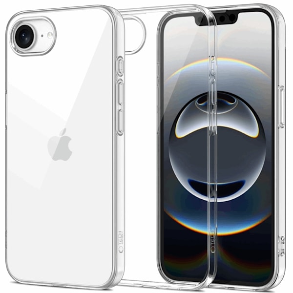 Tech-Protect Mobilskal till iPhone 16e Flexair - Clear Transparent