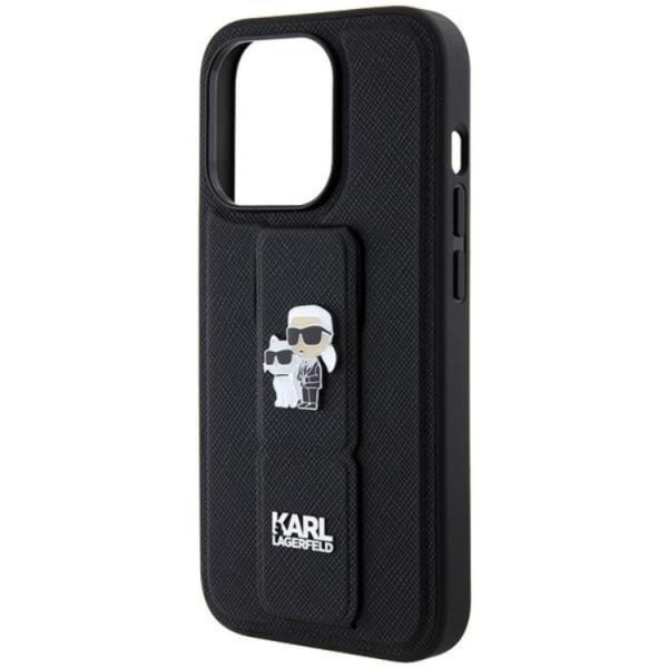 KARL LAGERFELD iPhone 14 Pro Mobilskal Gripstand Saffiano Pins