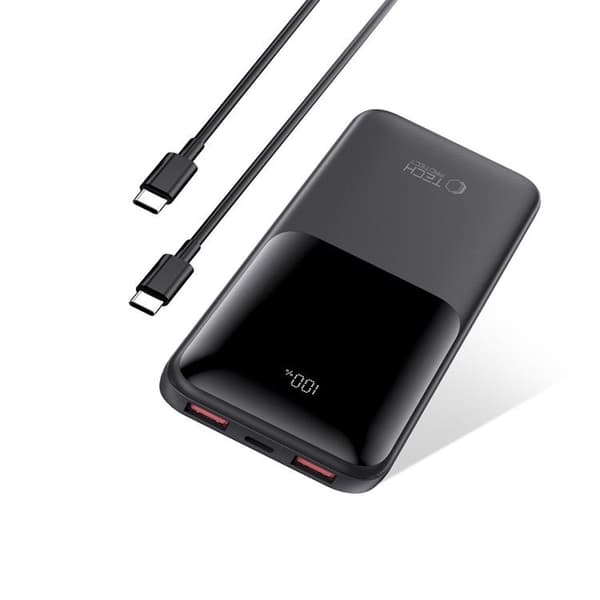 Tech-Protect Strømbank 10000mAh 22.5W - Sort Svart